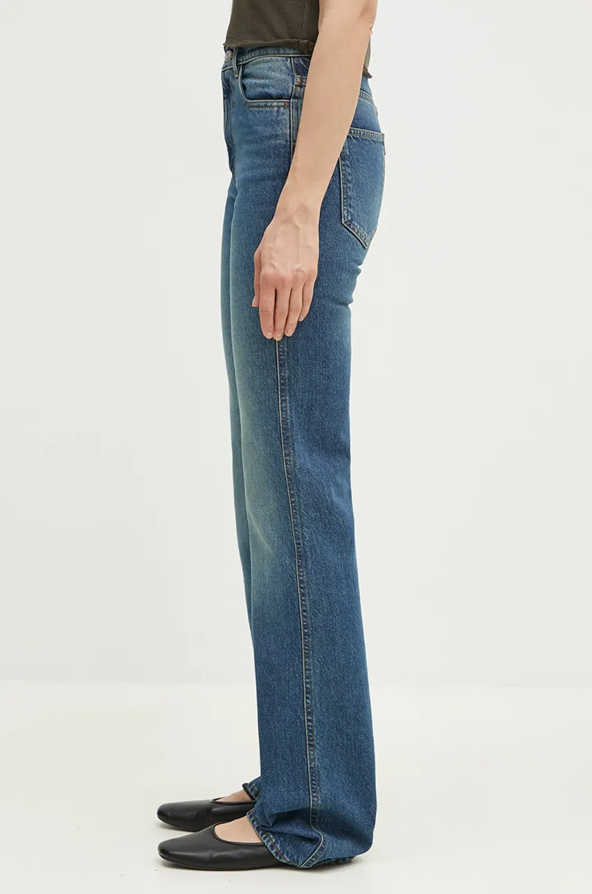 Джинсы Coperni Straight Leg Denim женские высокая посадка COPP78F2022 Джинсы Coperni Straight Leg Denim женские высокая посадка COPP78F2022
