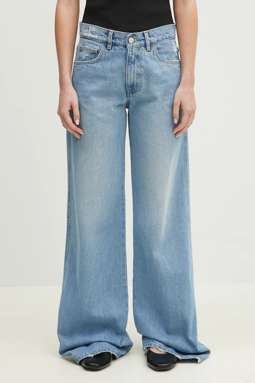Coperni Wide Leg Denim jeansy wide leg damskie