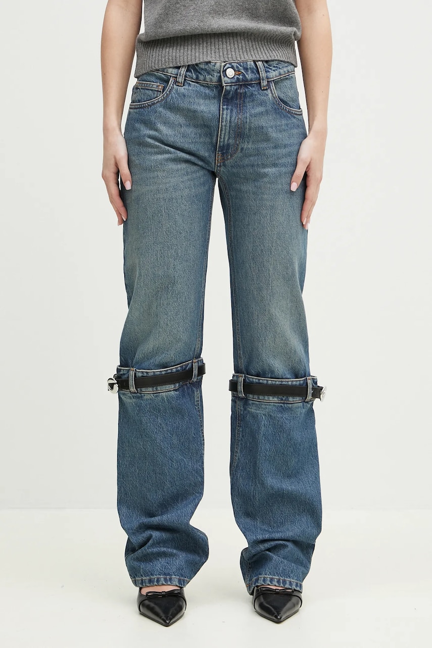 Levně Džíny Coperni Hybrid Denim dámské, medium waist, COPP32F2014