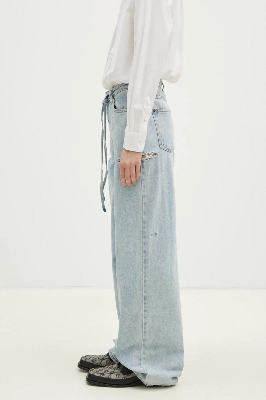 Джинсы KSUBI Baggy Jean Rollin Kut Out женские высокая посадка WPS25DJ005