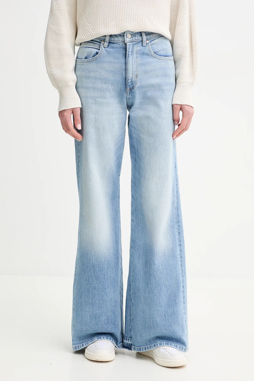 Levně Džíny BOSS dámské, high waist, 50538580