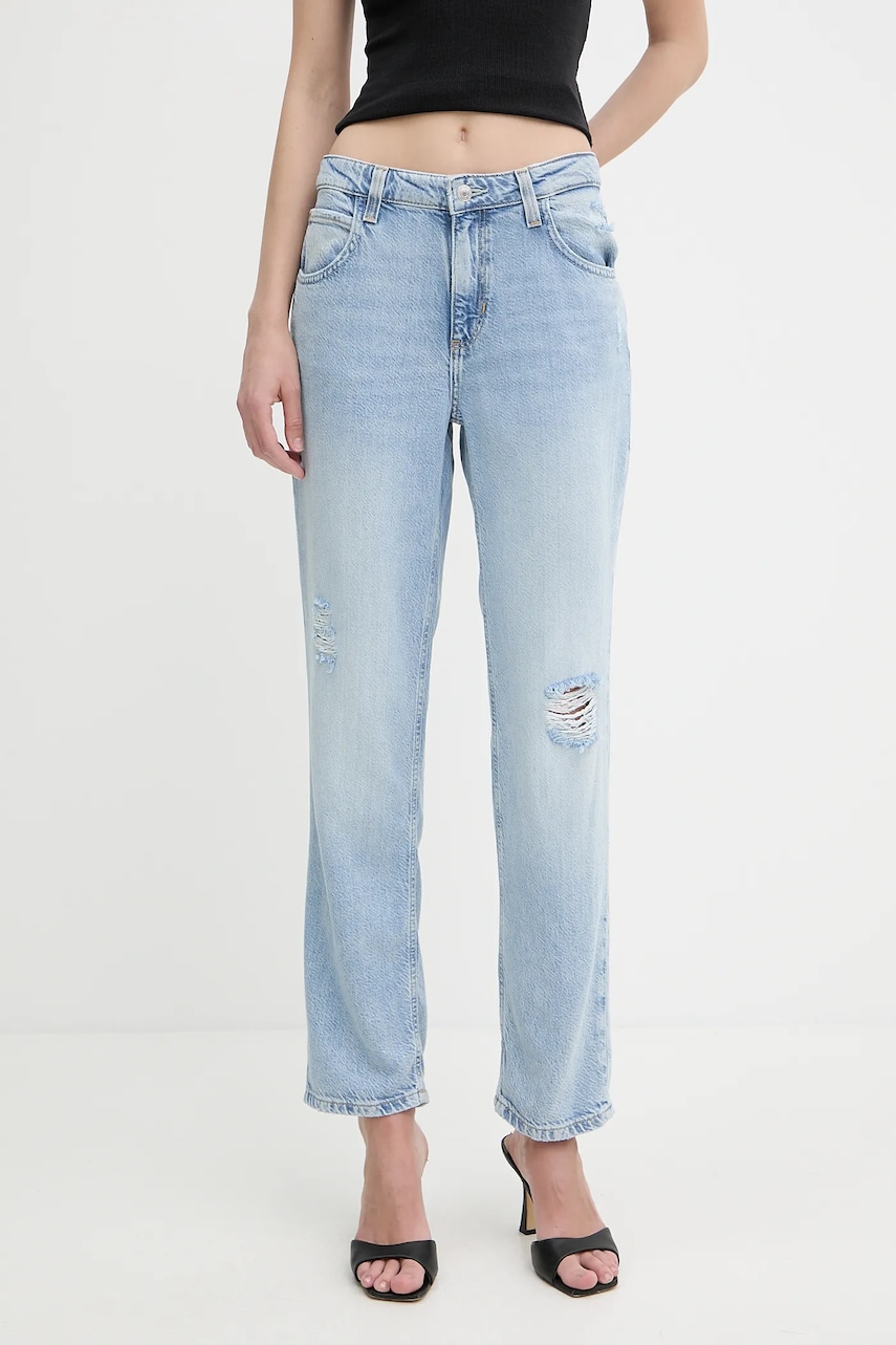 Levně Džíny Guess CELIA dámské, medium waist, W5GA0Q D5B96