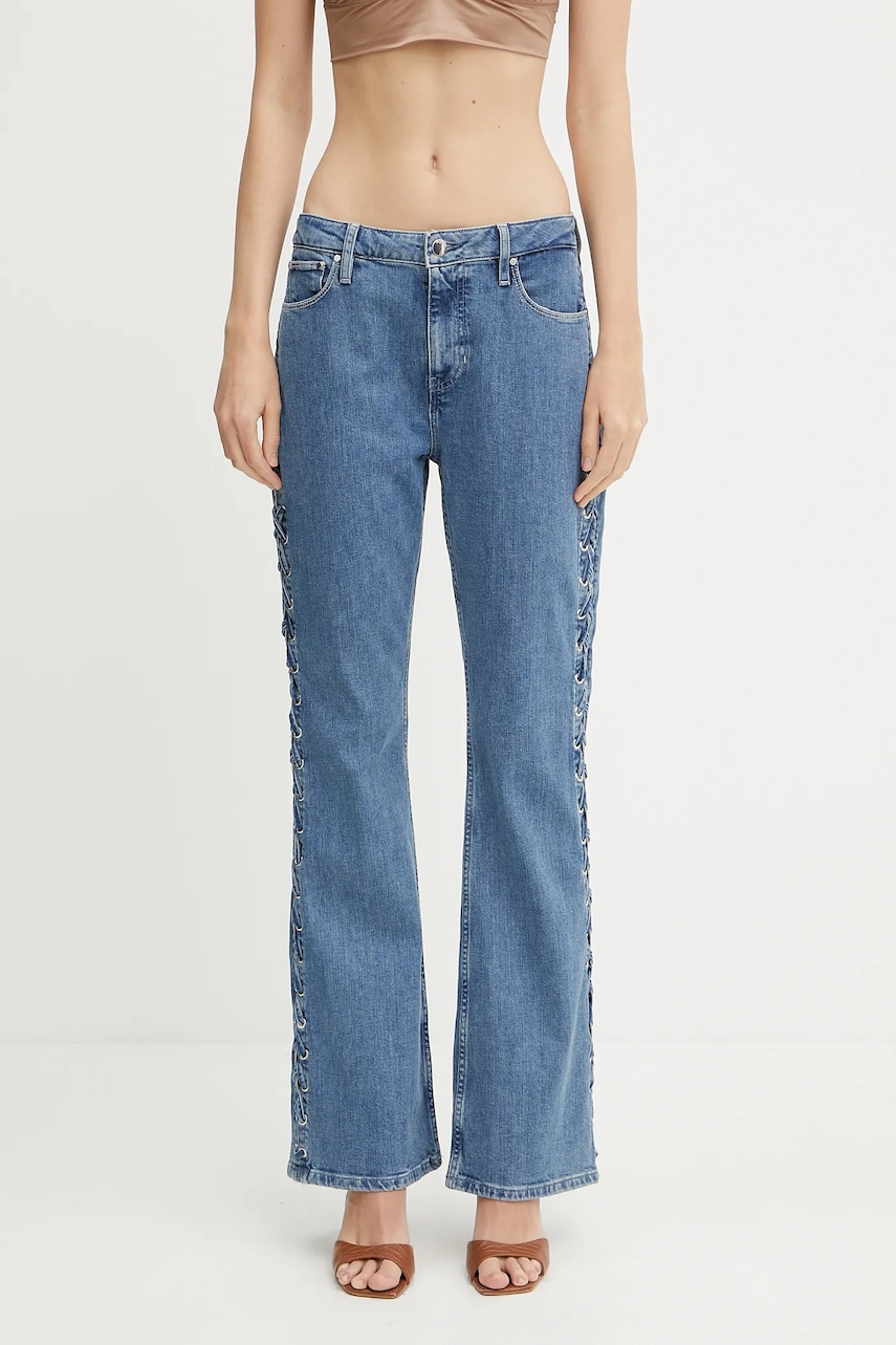 Levně Džíny Guess dámské, high waist, W5GA1E D4H7C