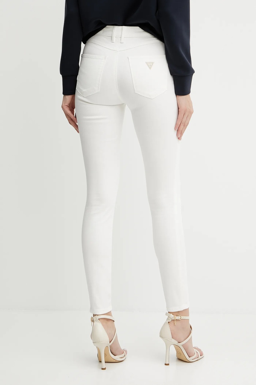 Джинсы Guess цвет белый W5GA46 D5N71
