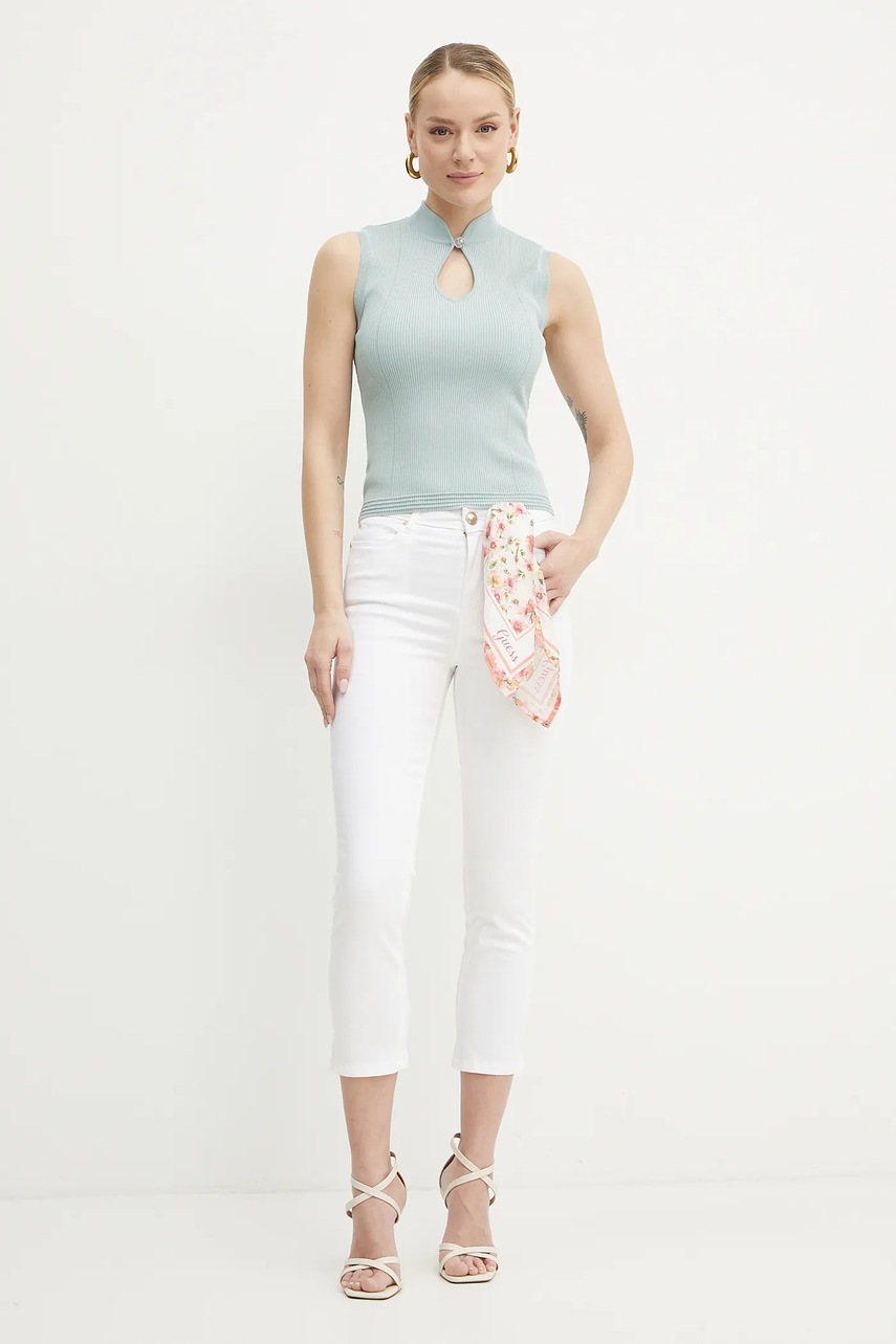 Джинсы Guess CAPRI женские цвет белый W5GA91 W93CM Джинсы Guess CAPRI женские цвет белый W5GA91 W93CM