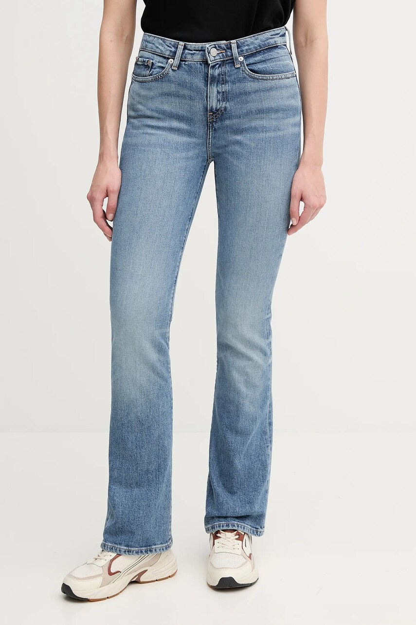 Levně Džíny Tommy Hilfiger dámské, high waist, WW0WW44354
