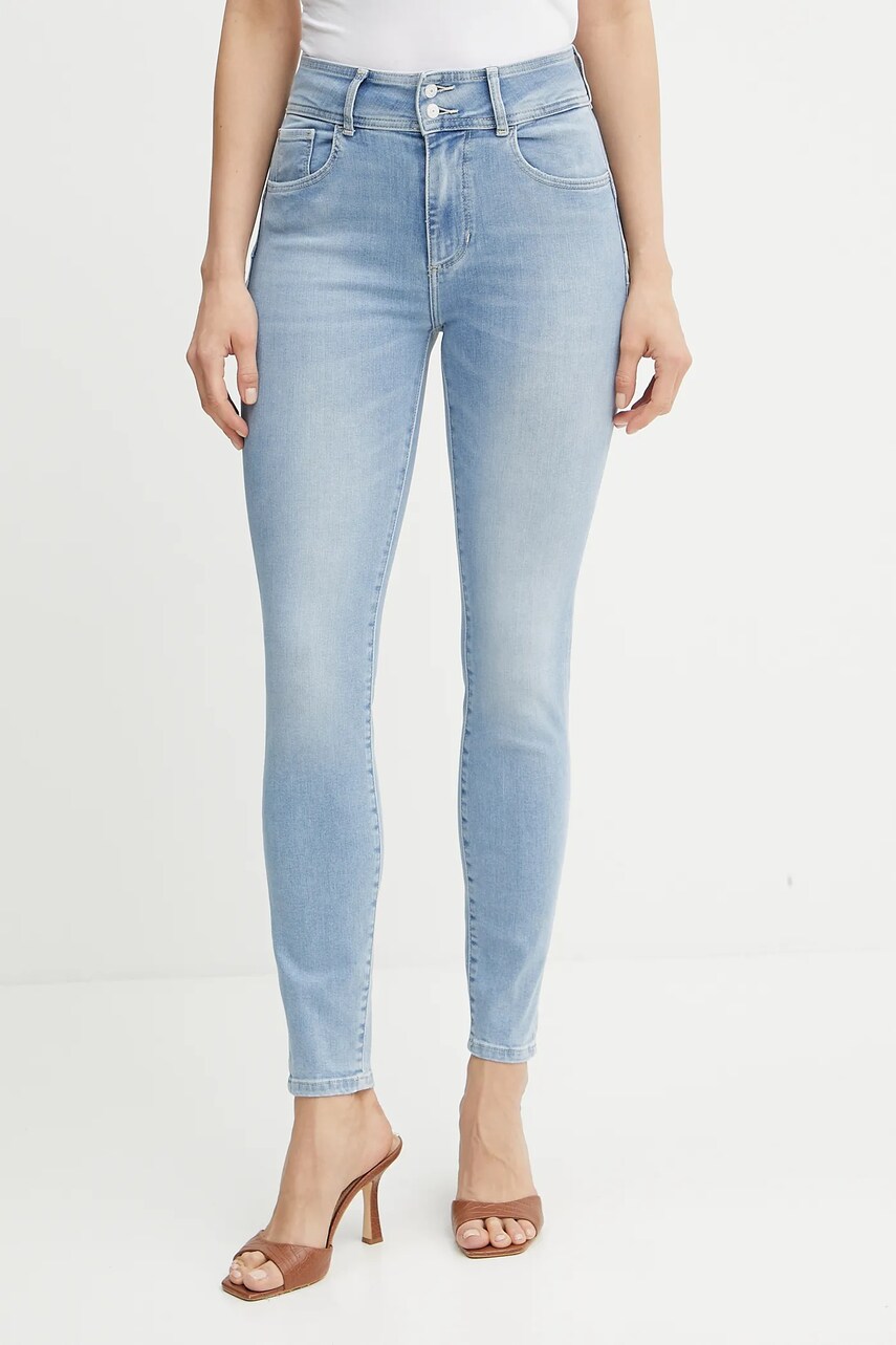 Levně Džíny Guess dámské, modrá barva, W5GA34 D5PY2