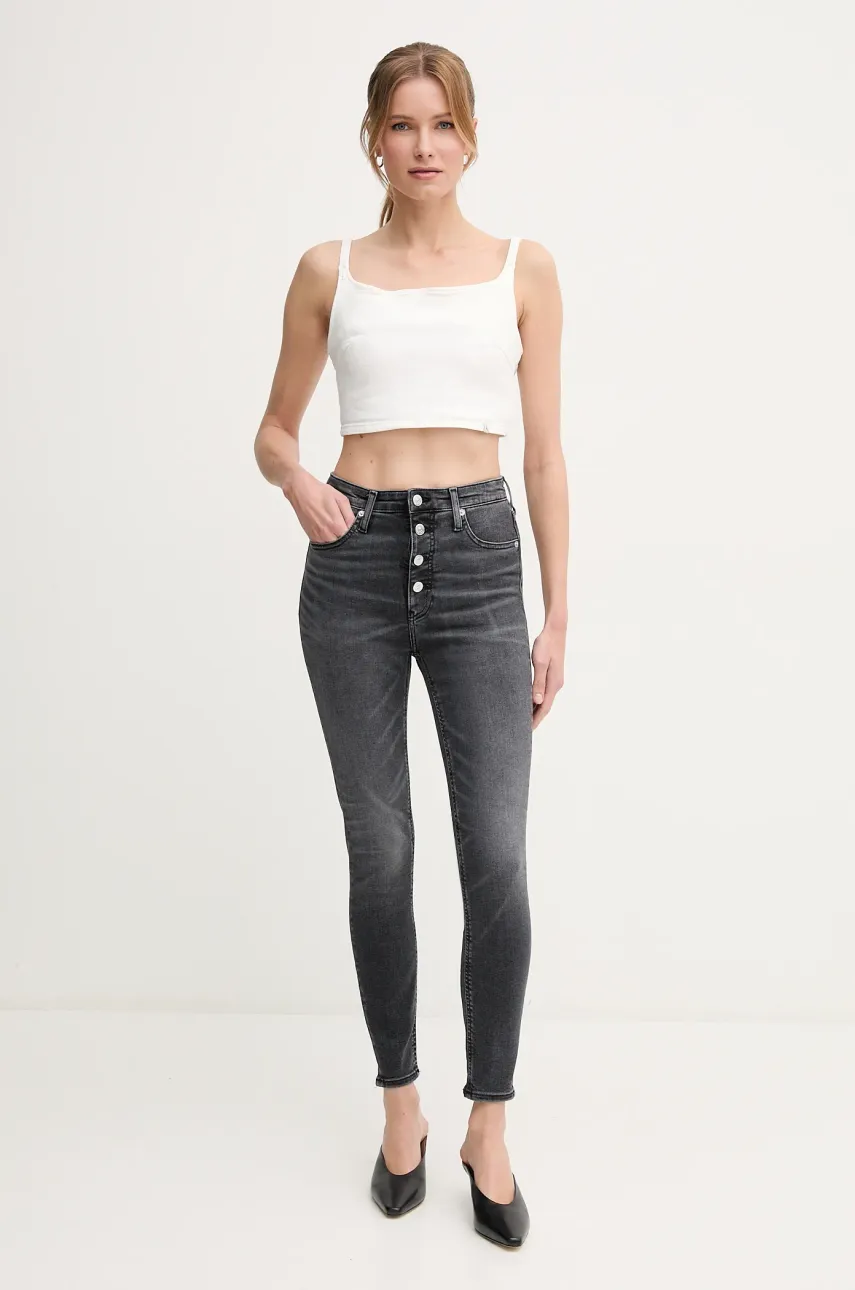 Джинсы Calvin Klein Jeans женская цвет чёрный J20J225509 Джинсы Calvin Klein Jeans женская цвет чёрный J20J225509