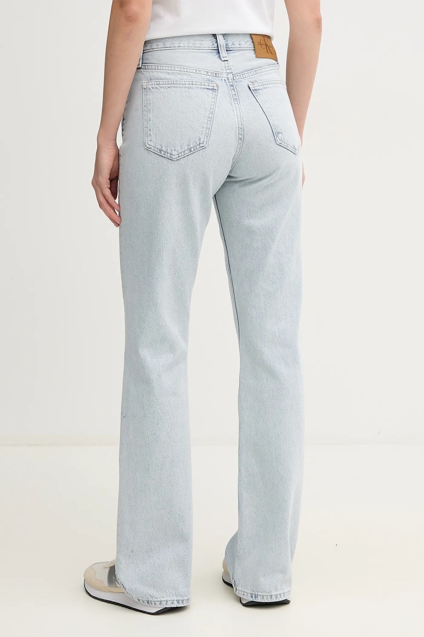 Calvin Klein Jeans pamut farmer női, magas derekú, J20J225125 termék 2. képe