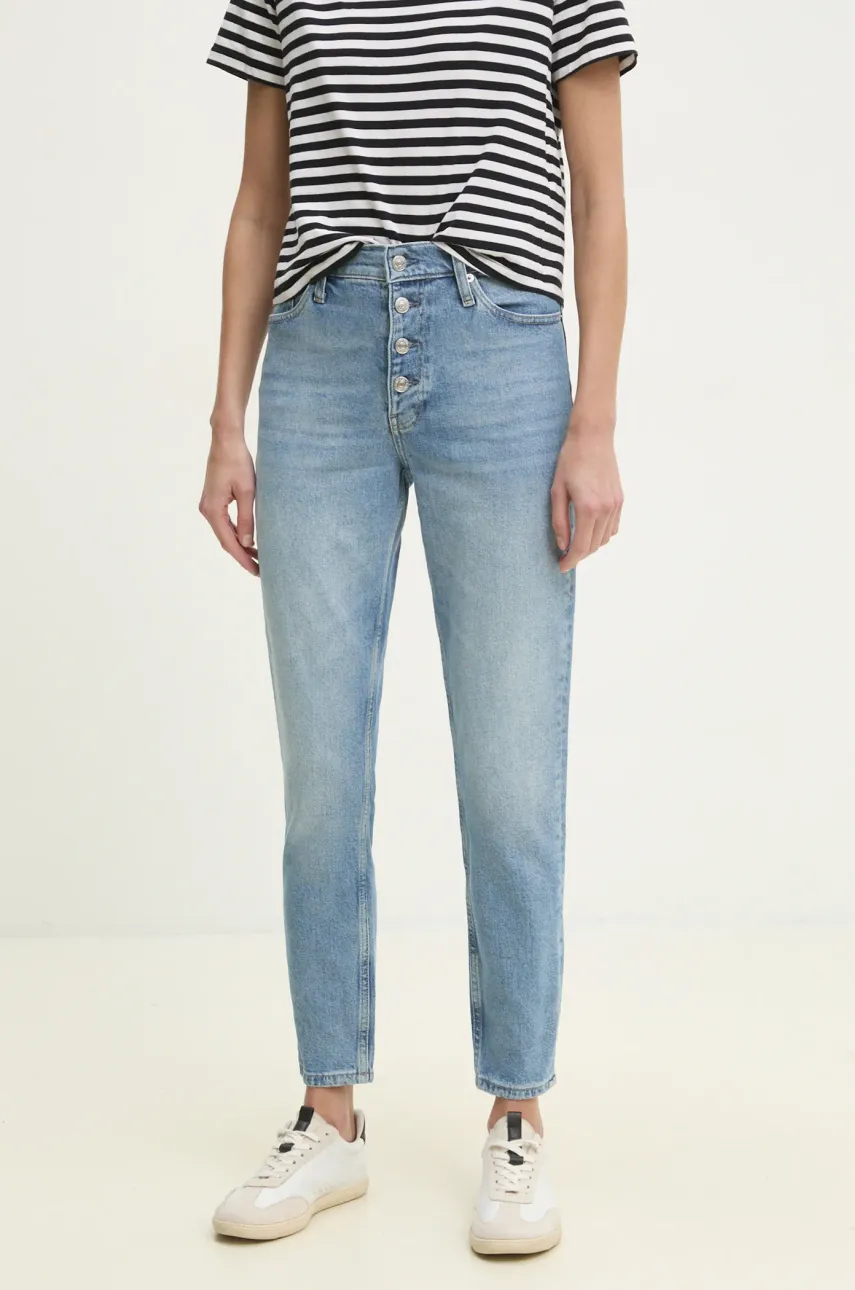 Levně Džíny Calvin Klein Jeans dámské, high waist, J20J225148
