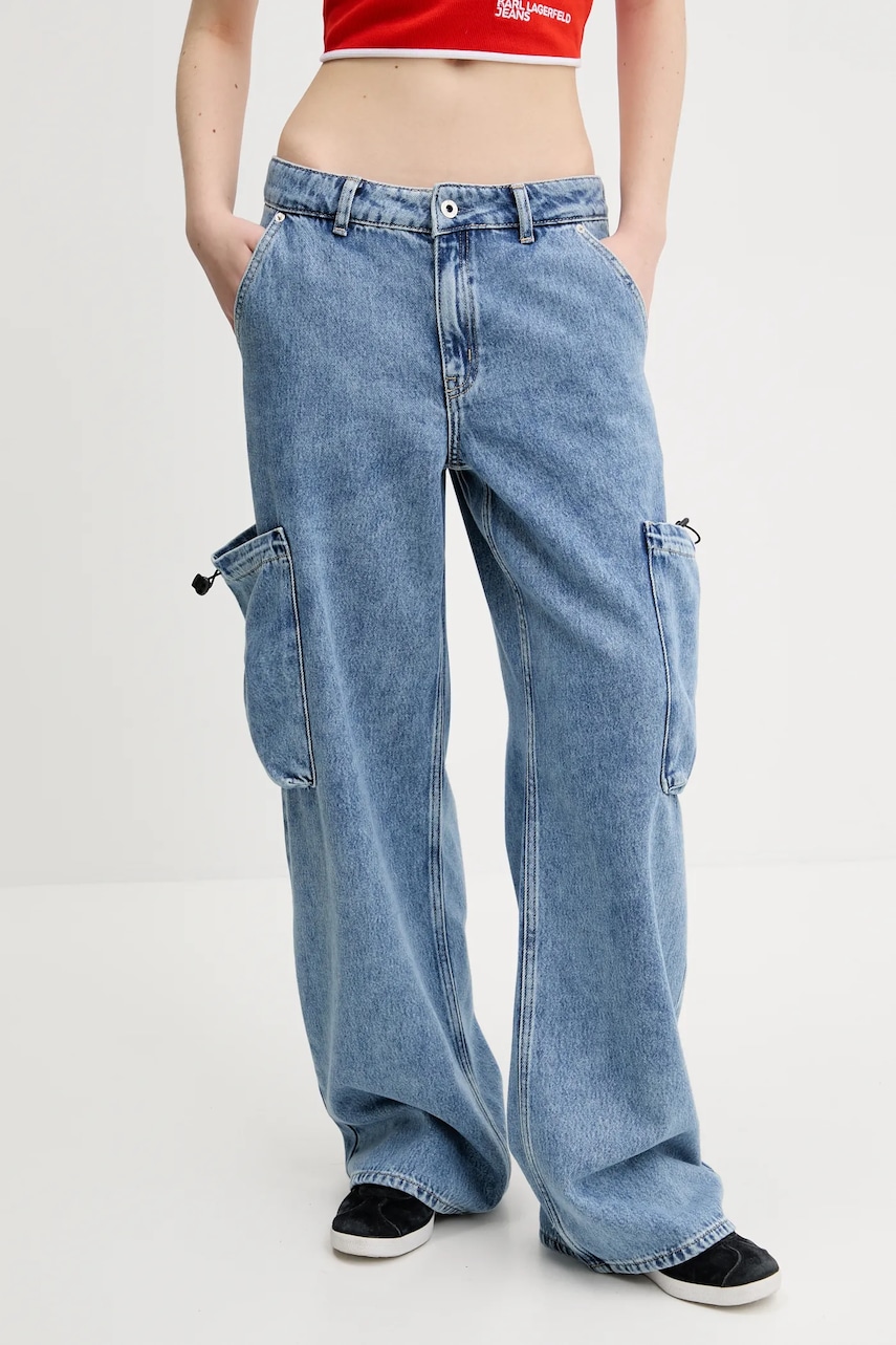Karl Lagerfeld Jeans jeans femei high waist, A2W10043