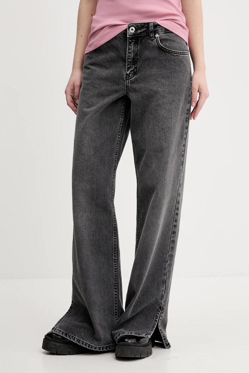 Levně Džíny Karl Lagerfeld Jeans dámské, high waist, A2W10045