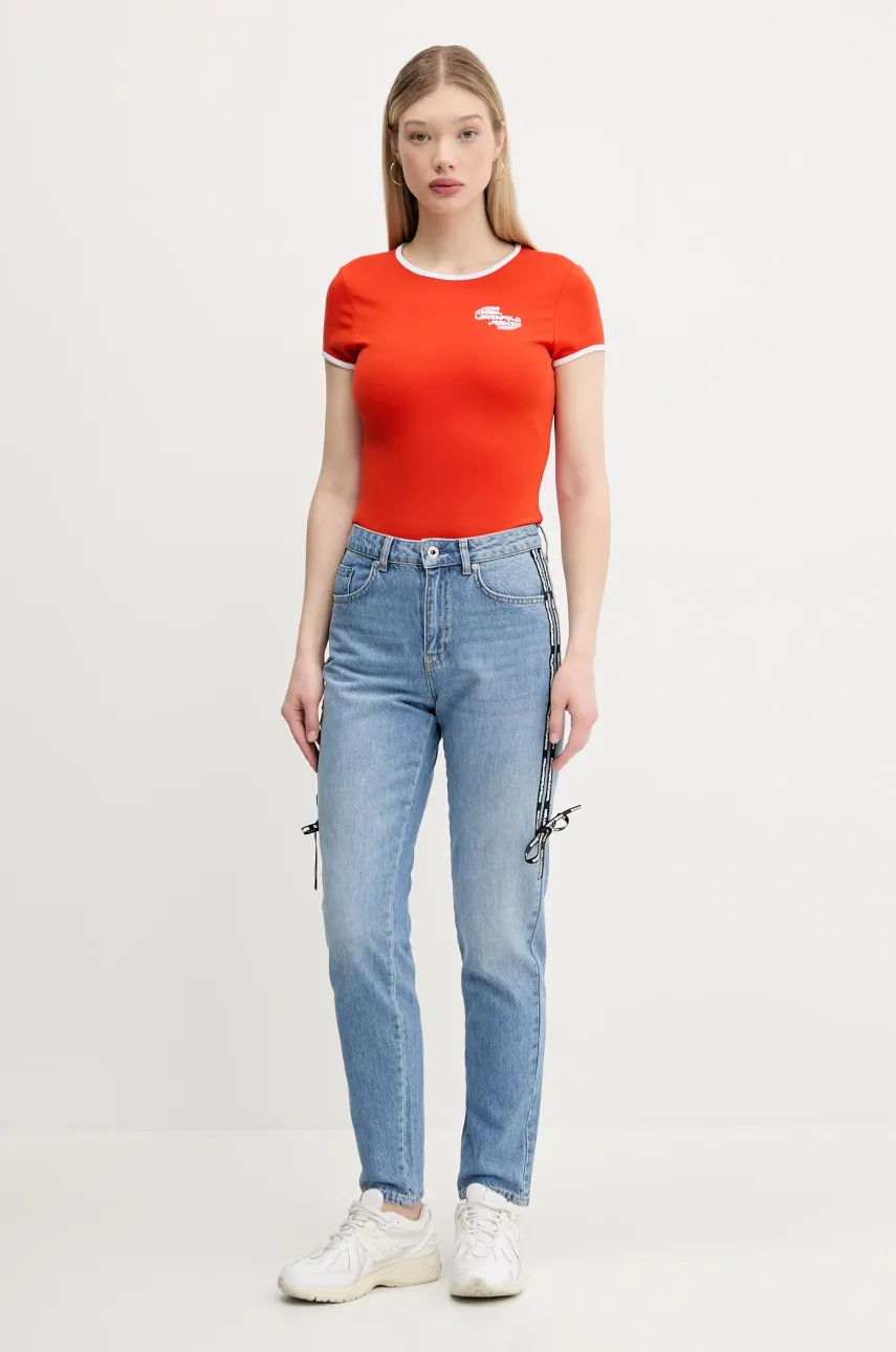 Джинсы Karl Lagerfeld Jeans женские высокая посадка A2W10139 Джинсы Karl Lagerfeld Jeans женские высокая посадка A2W10139