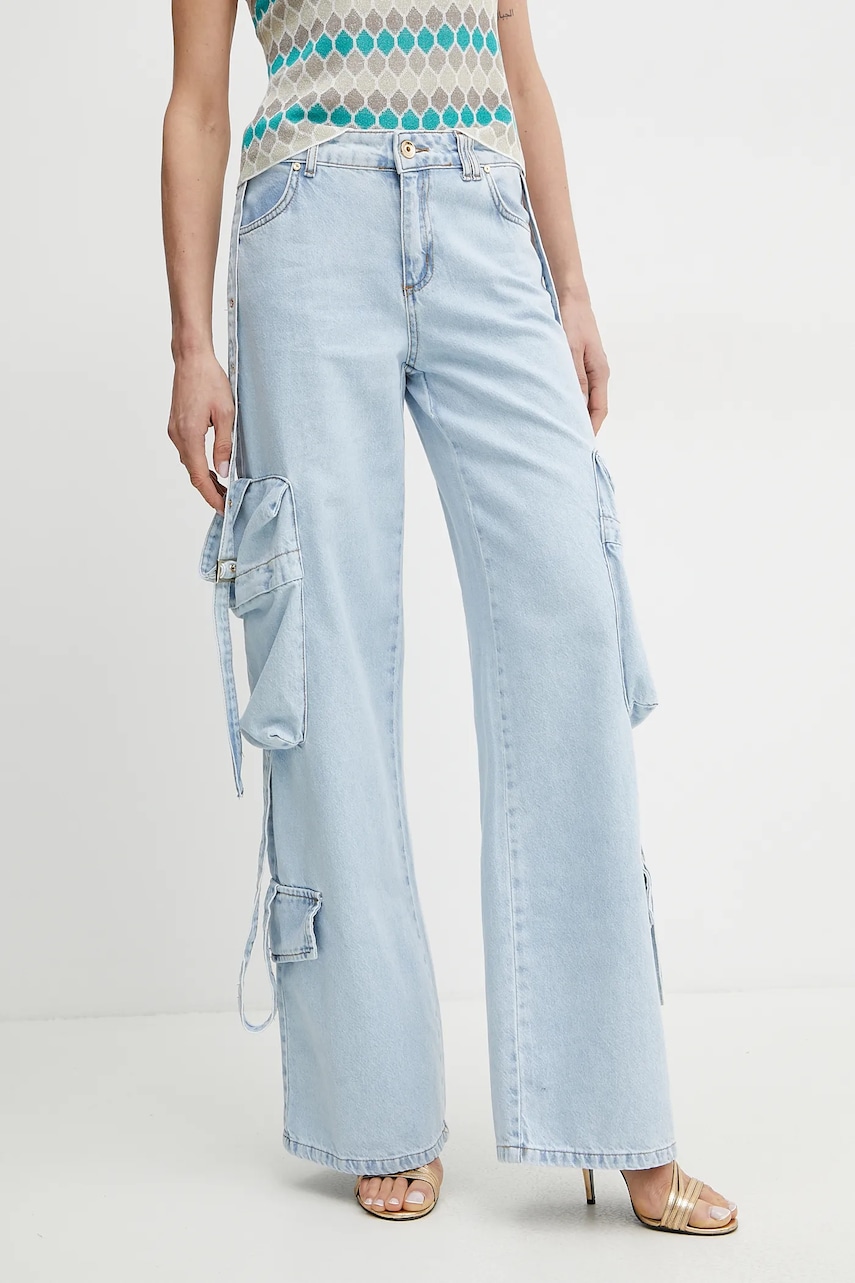 Fracomina jeans femei high waist, FS25SVC004D40093 Fracomina jeans femei high waist, FS25SVC004D40093
