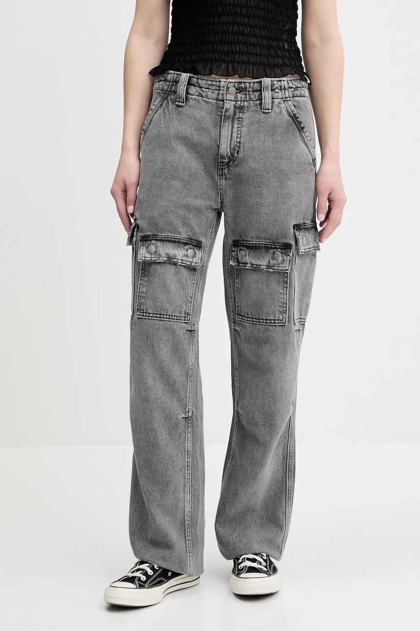 Levně Džíny Guess Originals dámské, high waist, M5GA96 D4PIA