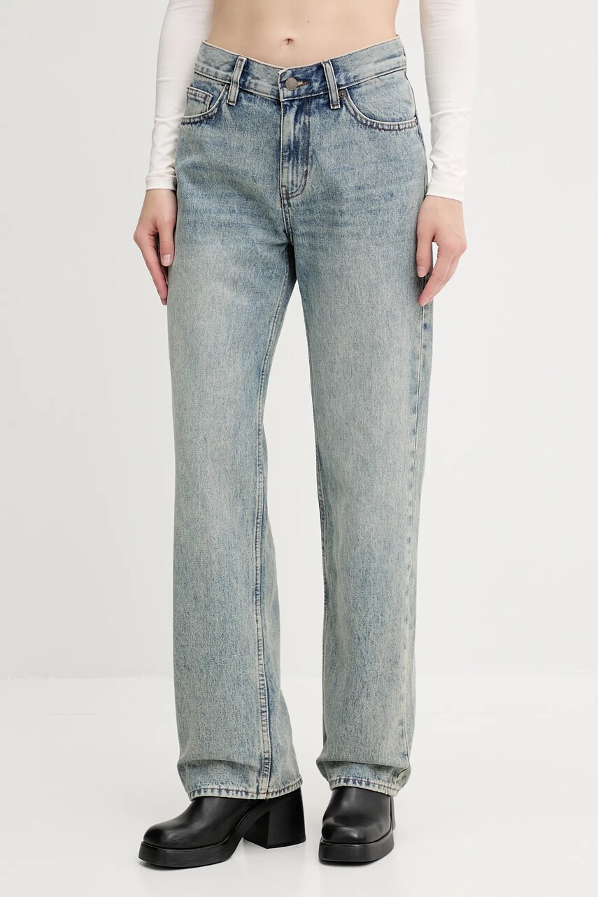 Levně Džíny Guess Originals dámské, medium waist, M5GG51 D5MKF