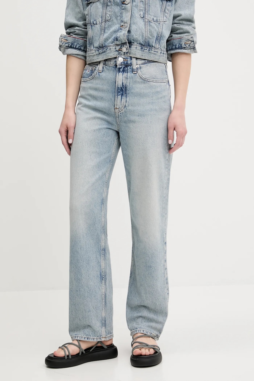 Tommy Jeans blugi high waist, DW0DW20593