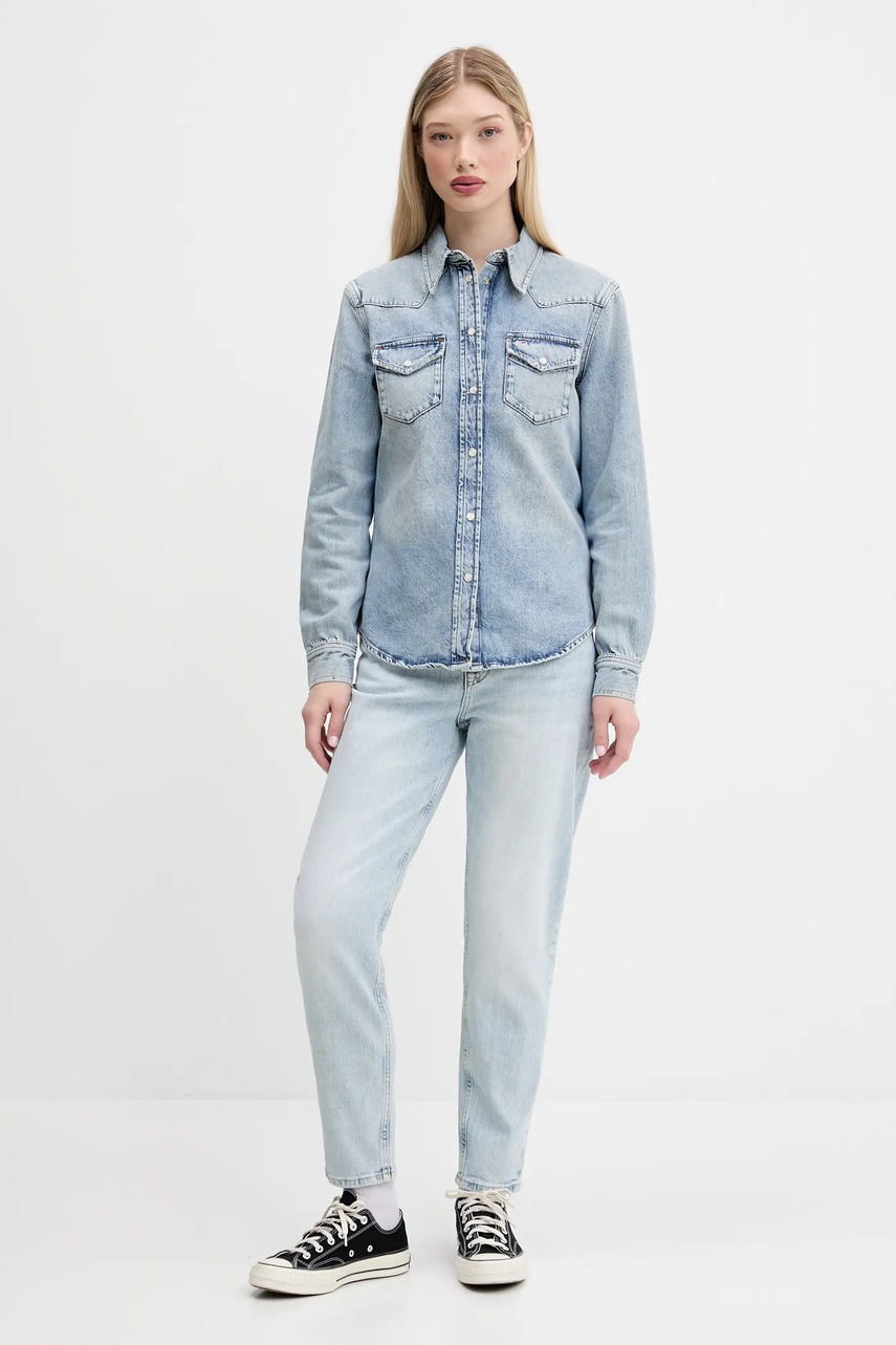 Джинсы Tommy Jeans высокая посадка DW0DW20656