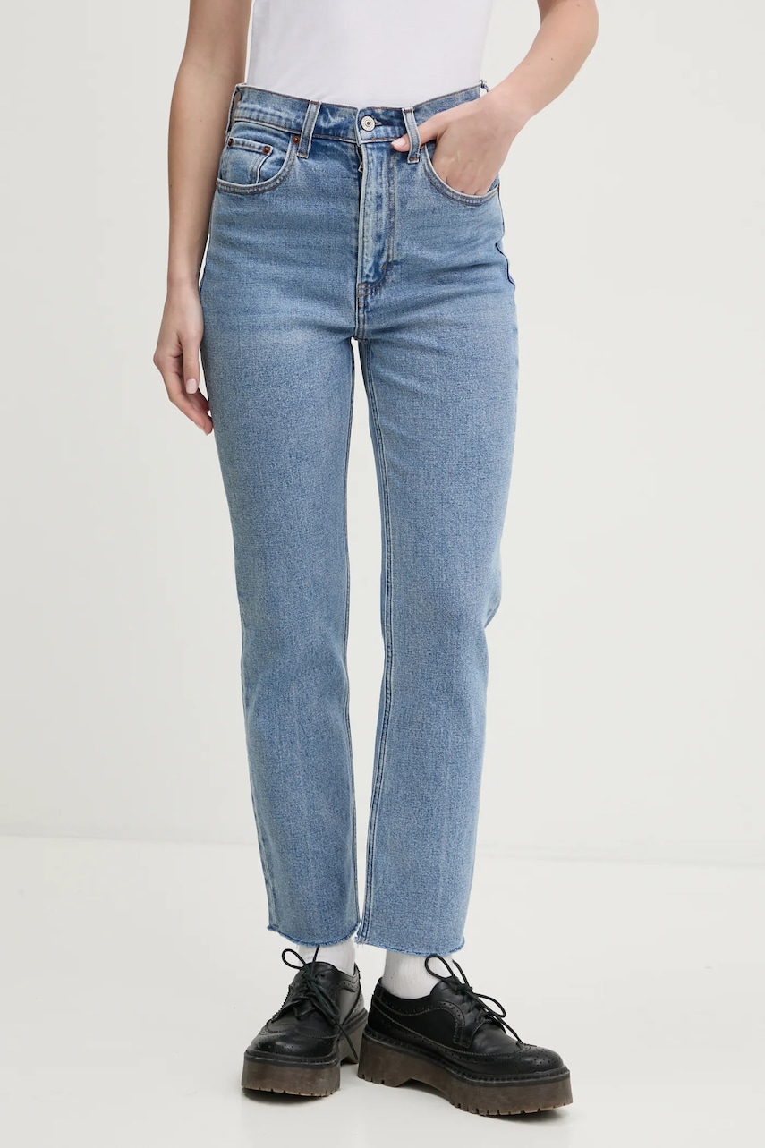 Abercrombie & Fitch jeansi femei high waist, KI155-4457 Abercrombie & Fitch jeansi femei high waist, KI155-4457
