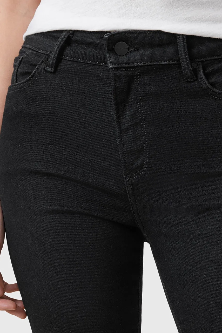 Бавовняні джинси AllSaints MILLER жіночі середня посадка W082EC 