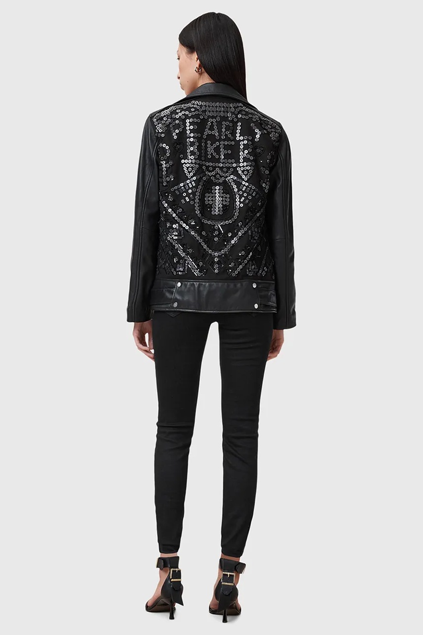 Бавовняні джинси AllSaints MILLER жіночі середня посадка W082EC 