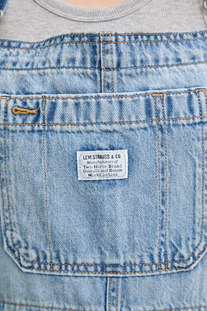 Rifľové nohavice na traky Levi's UTILITY SHORTALL UTILITY SHORTALL