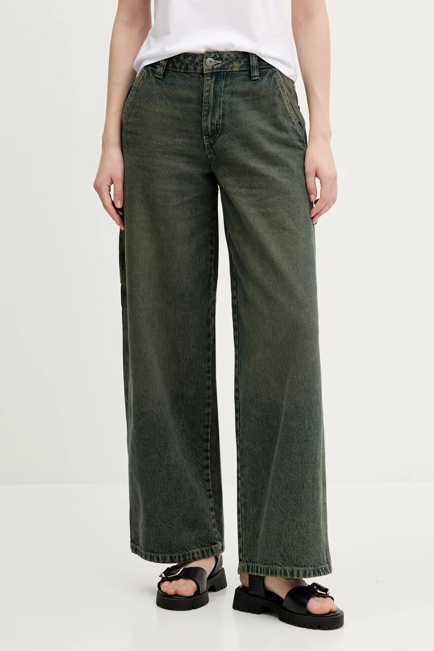 Dickies jeansi femei, culoarea gri, DK0A4Z6SK571