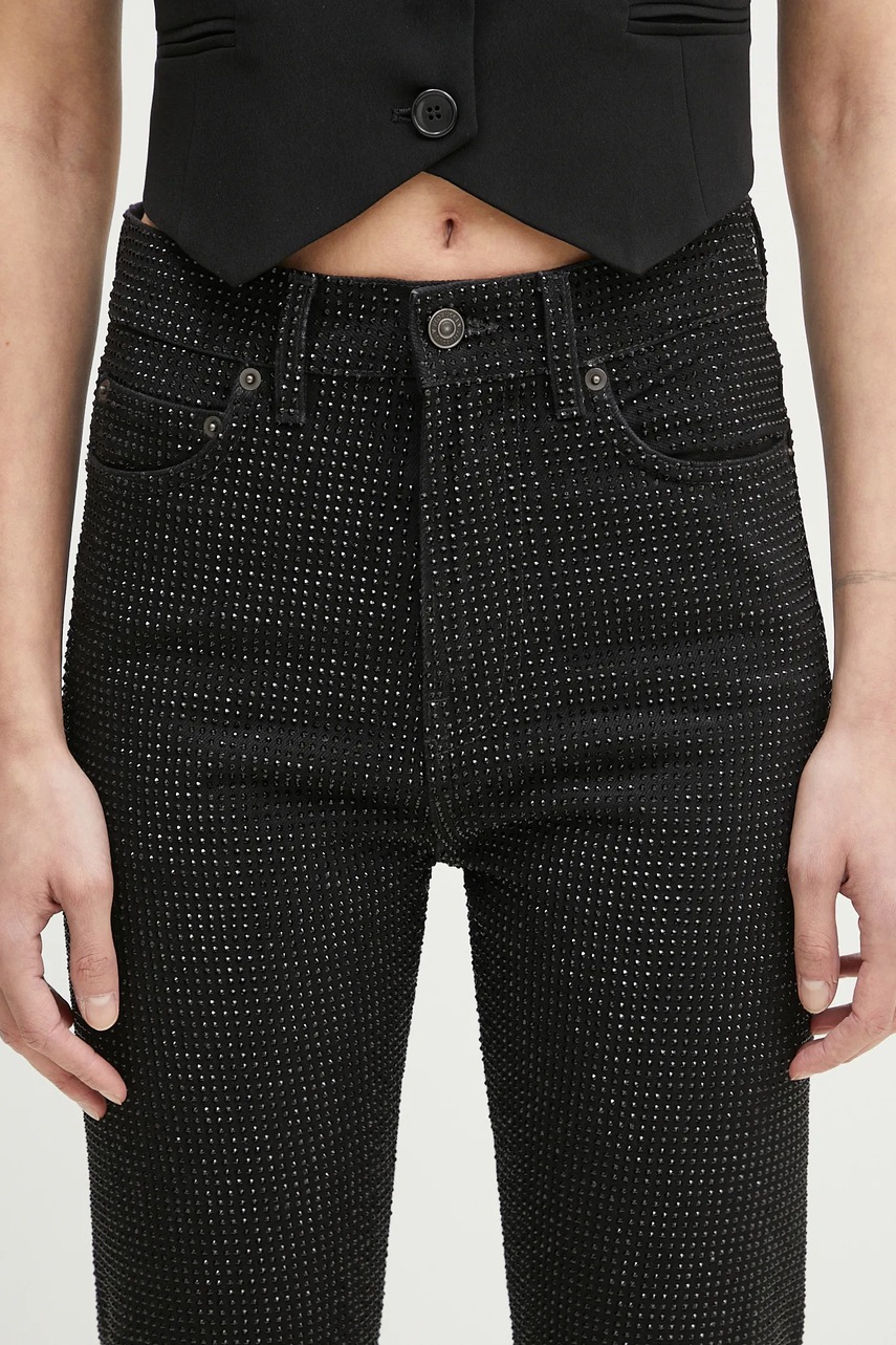 Džíny Fiorucci Rhinestone Flared (obrázek 4)