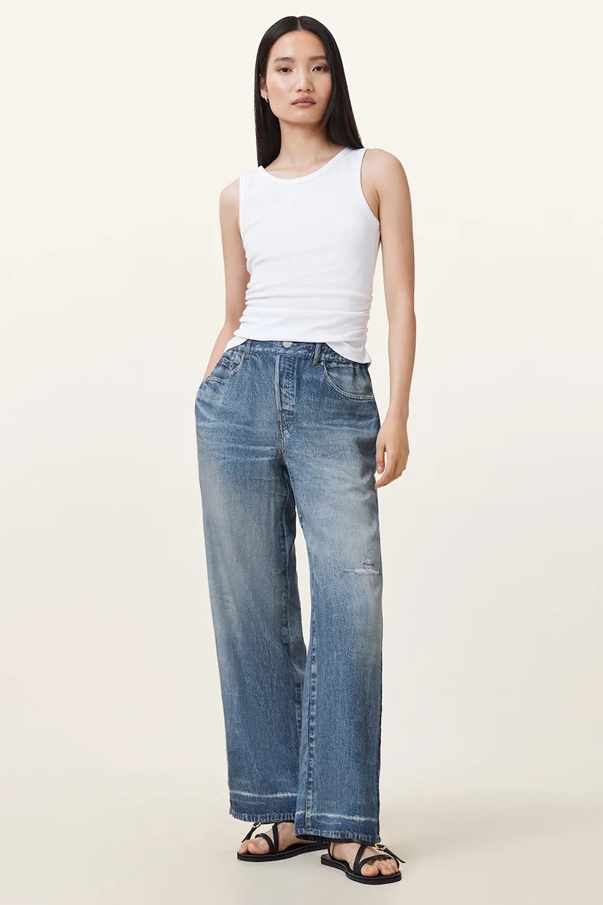 AllSaints jeans TYLER femei high waist, W032TD