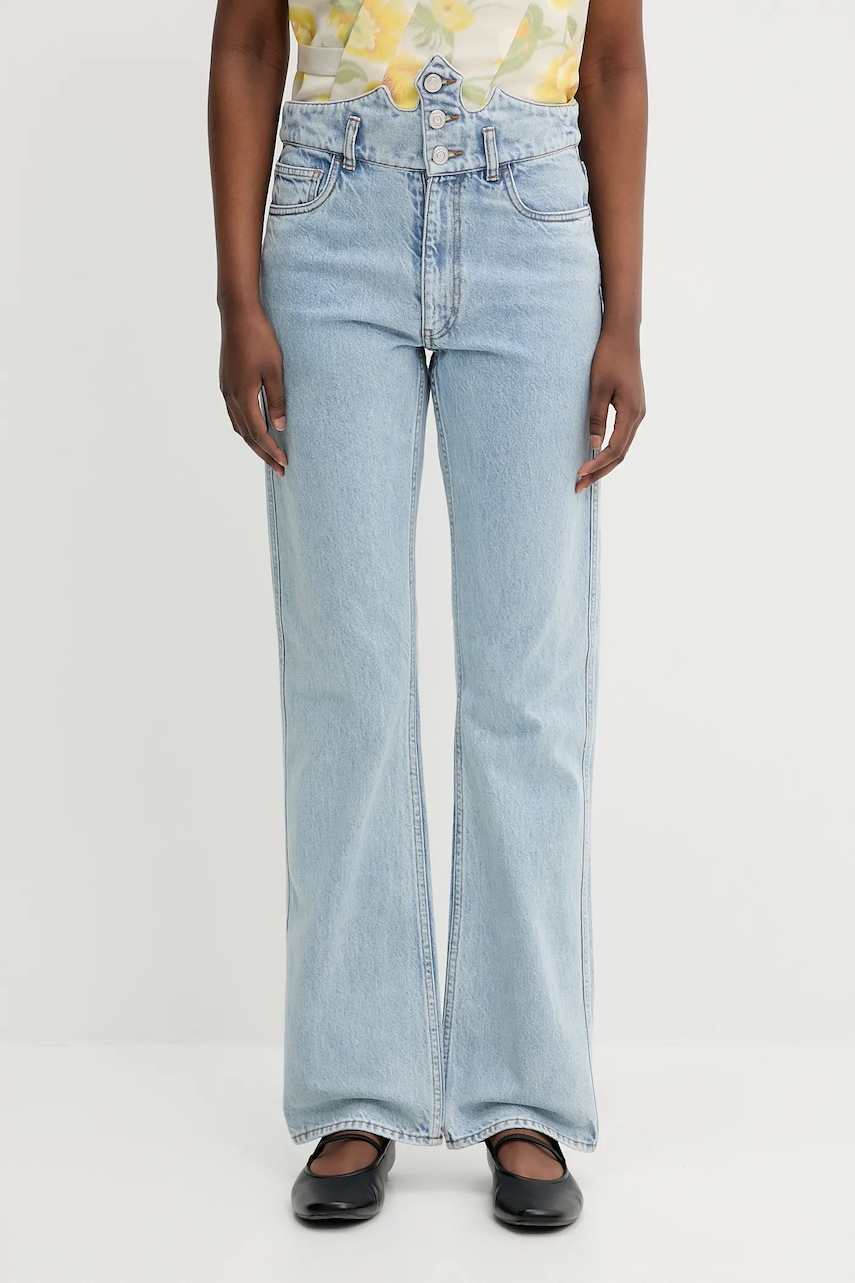 Coperni x Disney Crown  jeans high waist, DP133F2024