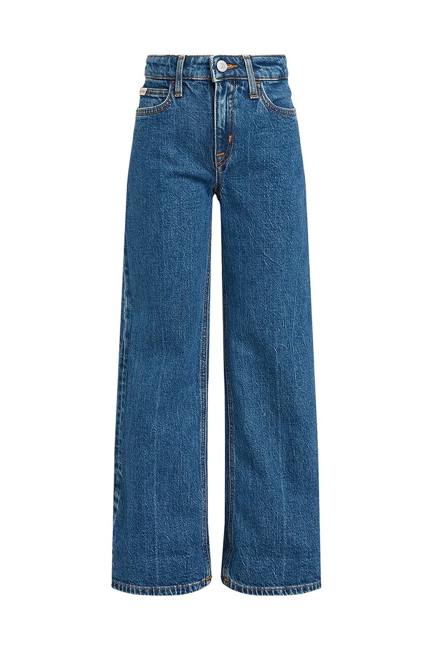 Levně Dětské rifle Calvin Klein Jeans HR RELAXED WIDE IG0IG02727