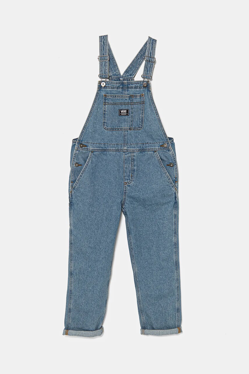 Vans salopete din denim pentru copii Groundwork Denim Overall VN000ME8CDX1