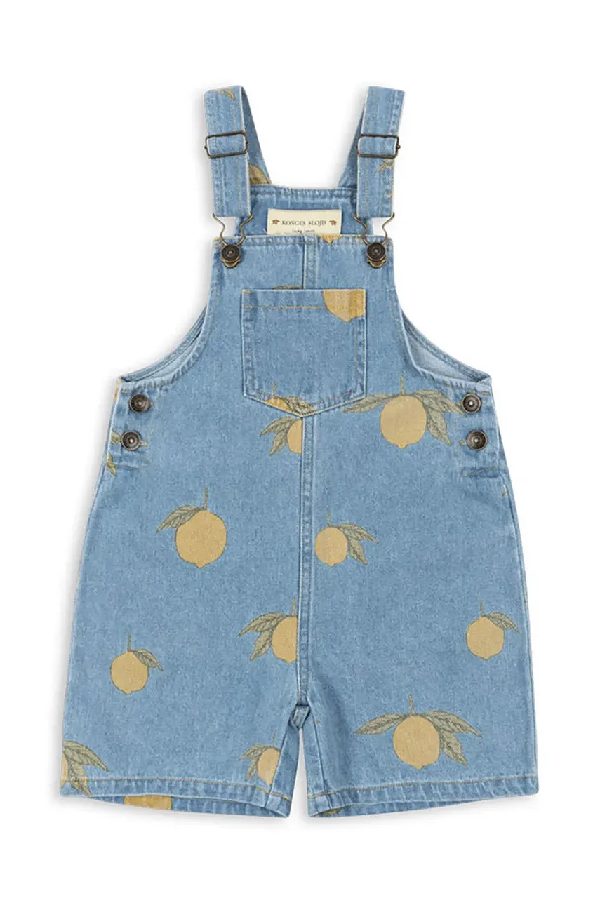 Konges Sløjd salopetă din bumbac pentru copii MAGOT OVERALLS GOTS KS102442