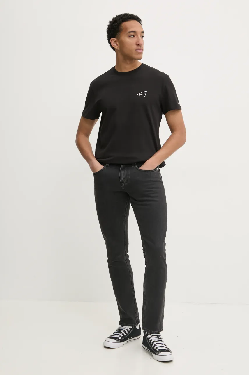 Джинсы Tommy Jeans мужские цвет чёрный DM0DM21135 Джинсы Tommy Jeans мужские цвет чёрный DM0DM21135