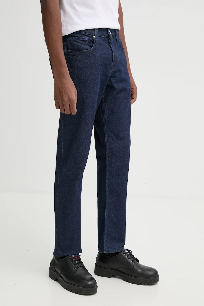 Karl Lagerfeld Jeans jeansi barbati, culoarea albastru marin, A1M10007 Karl Lagerfeld Jeans jeansi barbati, culoarea albastru marin, A1M10007