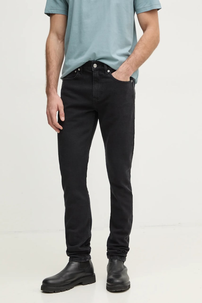 Džíny Calvin Klein Jeans pánské, černá barva, J30J326532