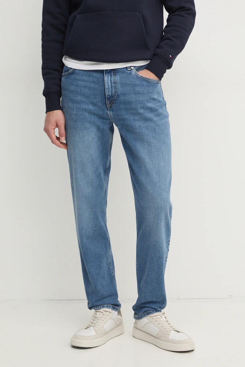 Levně Džíny Tommy Hilfiger pánské, MW0MW39043