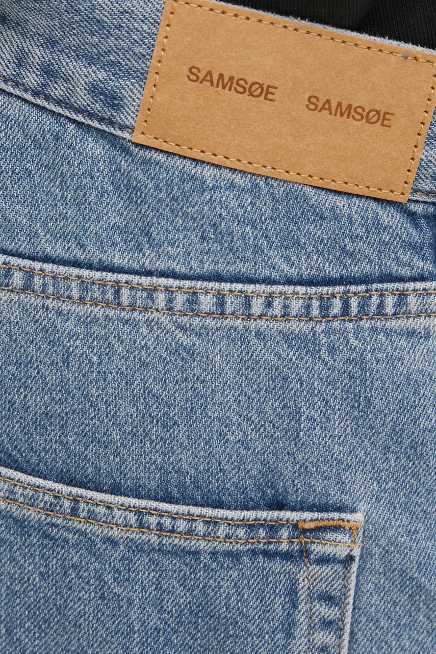 Τζιν παντελόνι Samsoe Samsoe χρώμα: μπλε, M24300005 φωτογραφία