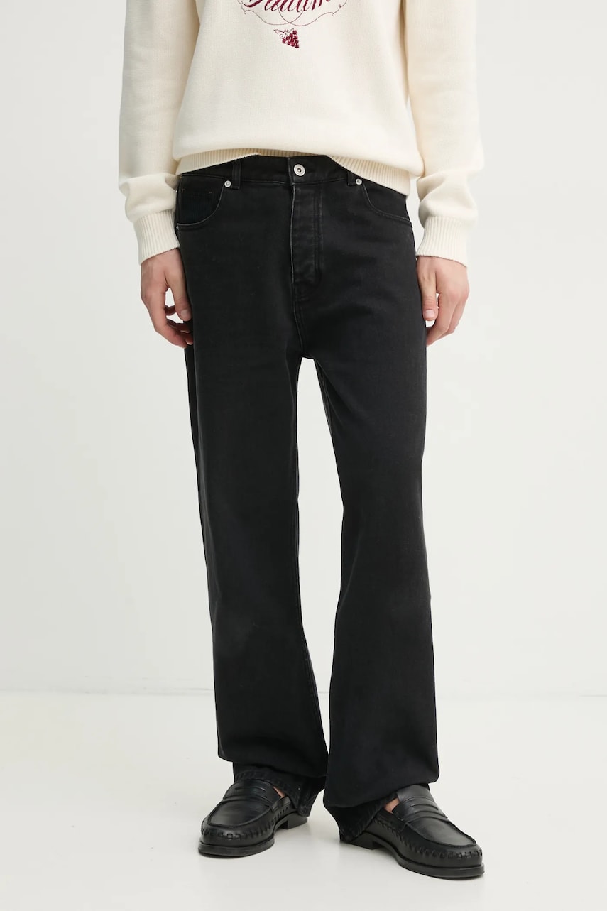 Drôle de Monsieur jeans Le Jean Noir bărbați F-BP164-CO187-BL Drôle de Monsieur jeans Le Jean Noir bărbați F-BP164-CO187-BL