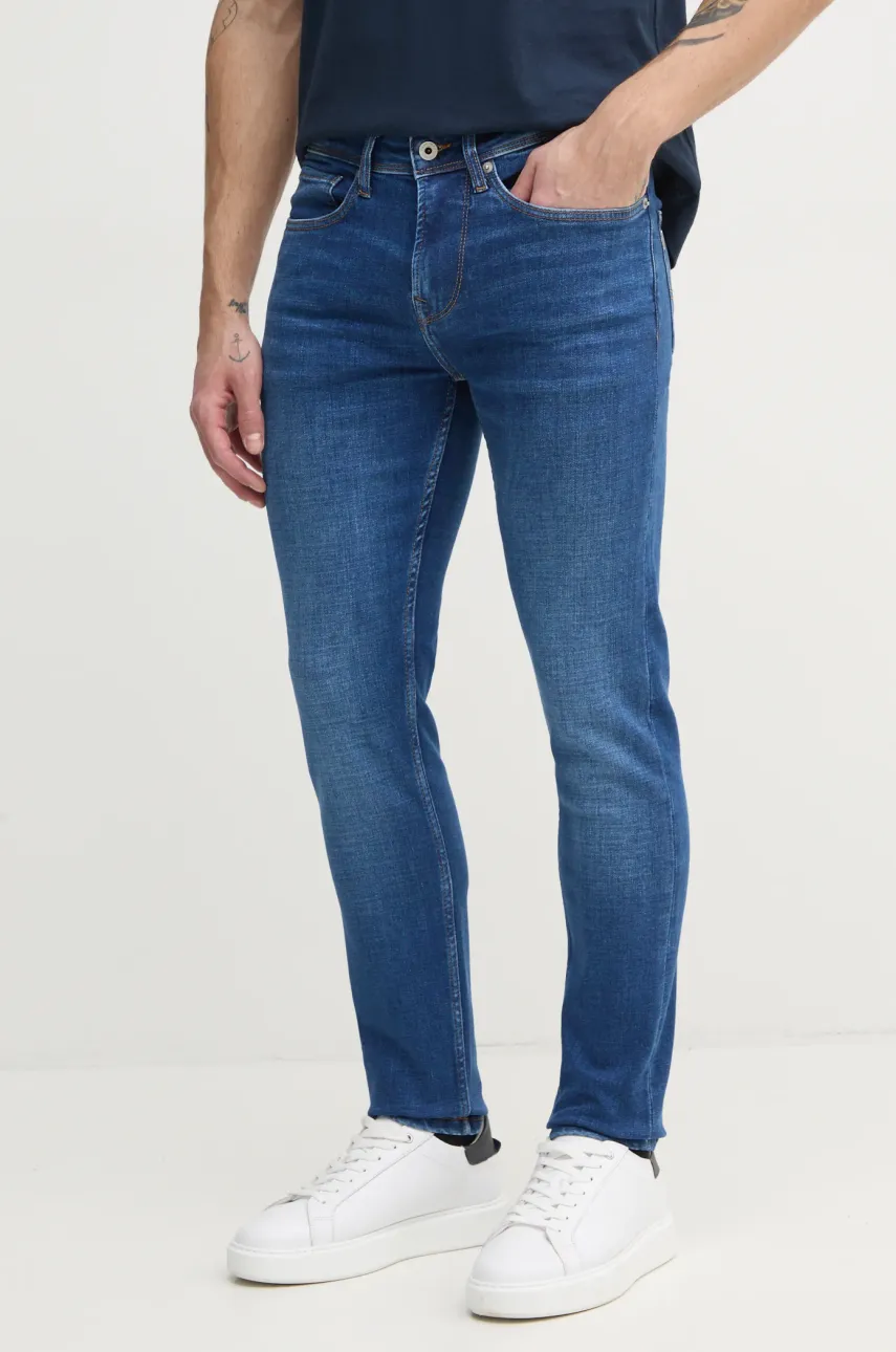 Pepe Jeans jeansi SKINNY JEANS FINSBURY barbati PM207387HX3