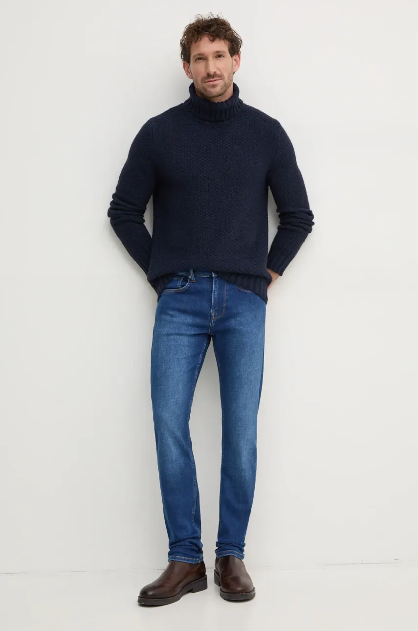 Джинсы Pepe Jeans SLIM JEANS HATCH мужские цвет синий PM207388HX4 Джинсы Pepe Jeans SLIM JEANS HATCH мужские цвет синий PM207388HX4