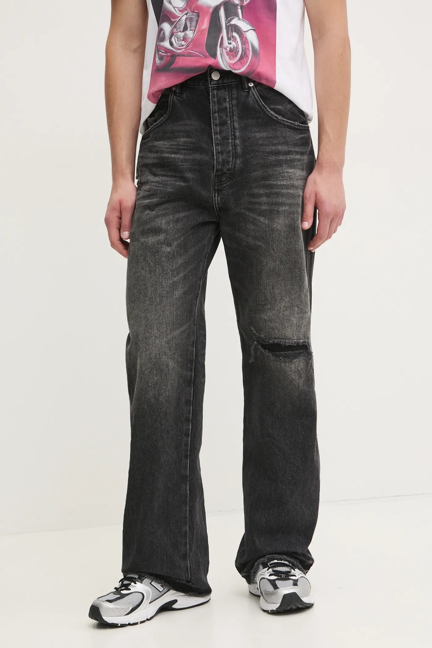 PURPLE BRAND jeansi CONCORDE RIP REPAIR barbati P018-CRPB125