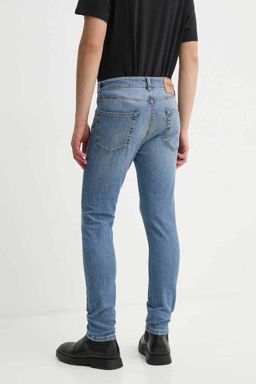 Τζιν παντελόνι Iceberg χρώμα: μπλε, 22010086 φωτογραφία