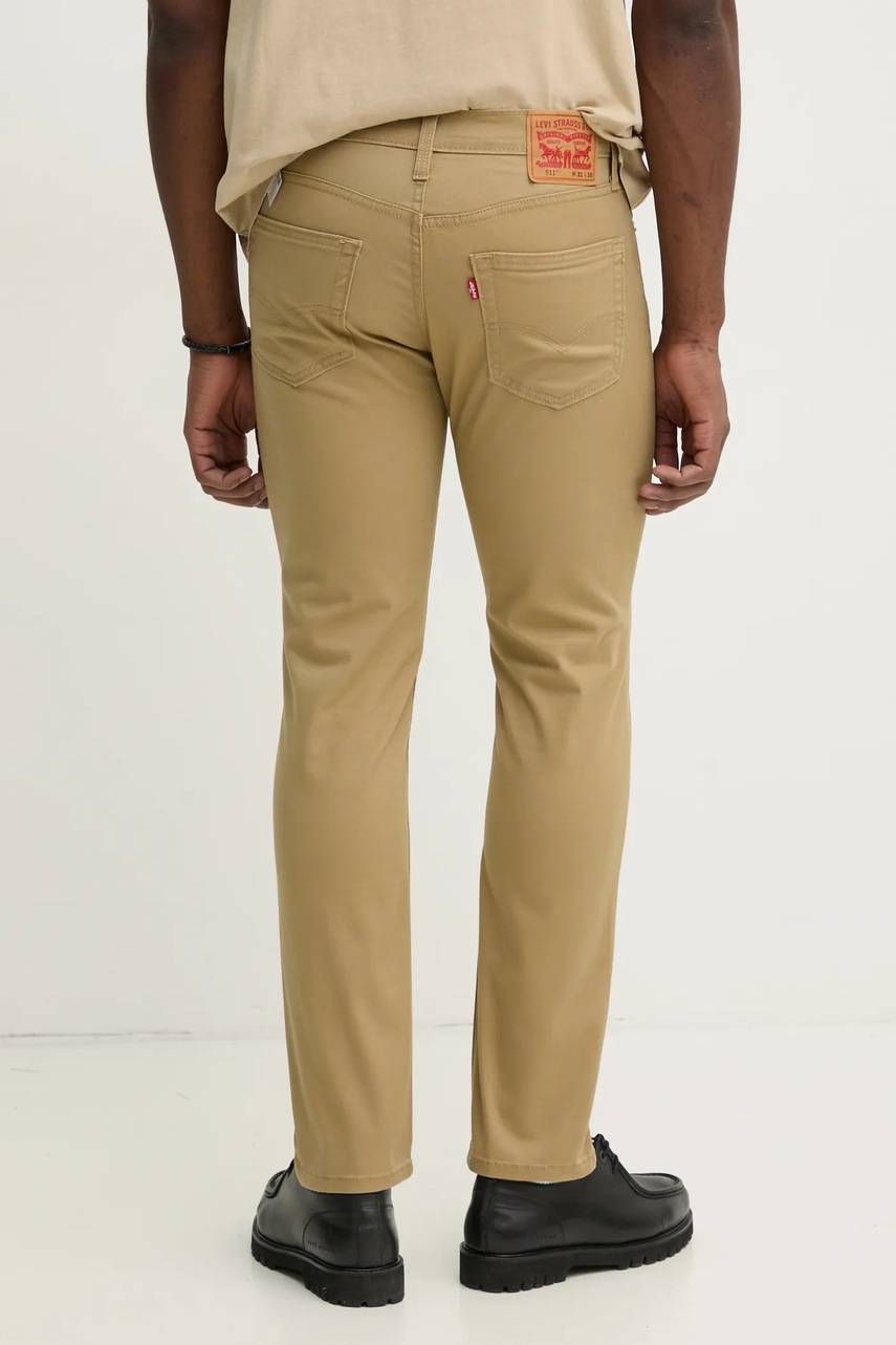 Levi's farmer vászonkeverékkel 511 SLIM zöld, férfi, 04511 termék 2. képe