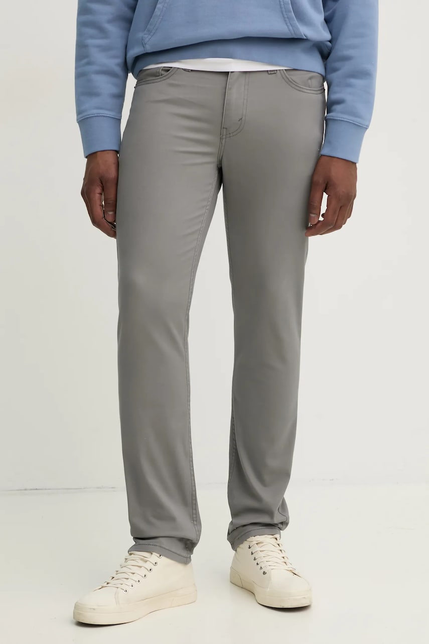 Levi's blugi din amestec de in 511 SLIM barbati, culoarea gri, 04511 Levi's blugi din amestec de in 511 SLIM barbati, culoarea gri, 04511