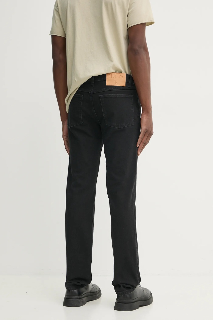 Τζιν παντελόνι Filippa K χρώμα: μαύρο, 30808 φωτογραφία