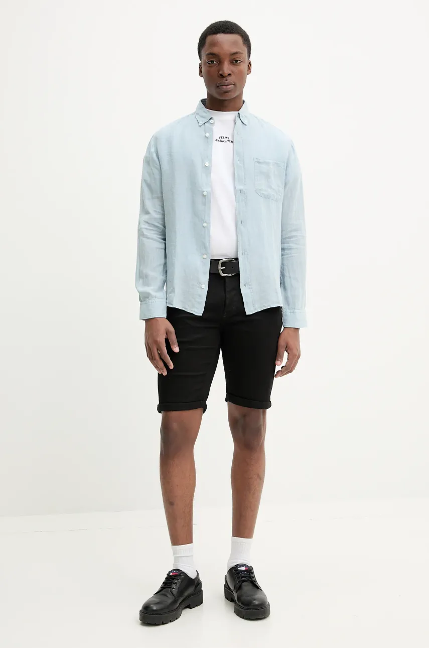 Шорты HUGO мужские цвет чёрный 50537718 Шорты HUGO мужские цвет чёрный 50537718