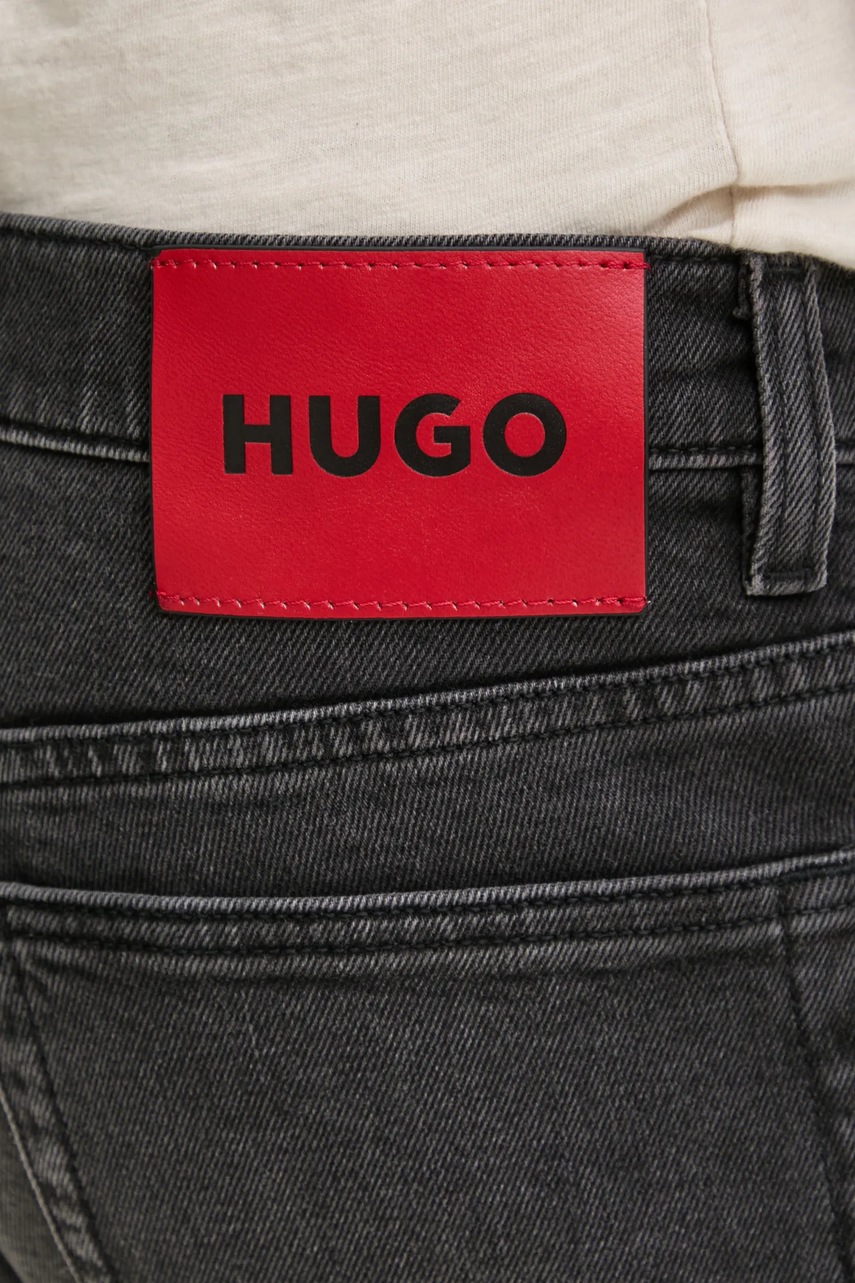 Джинси HUGO чоловічі колір сірий 50537680