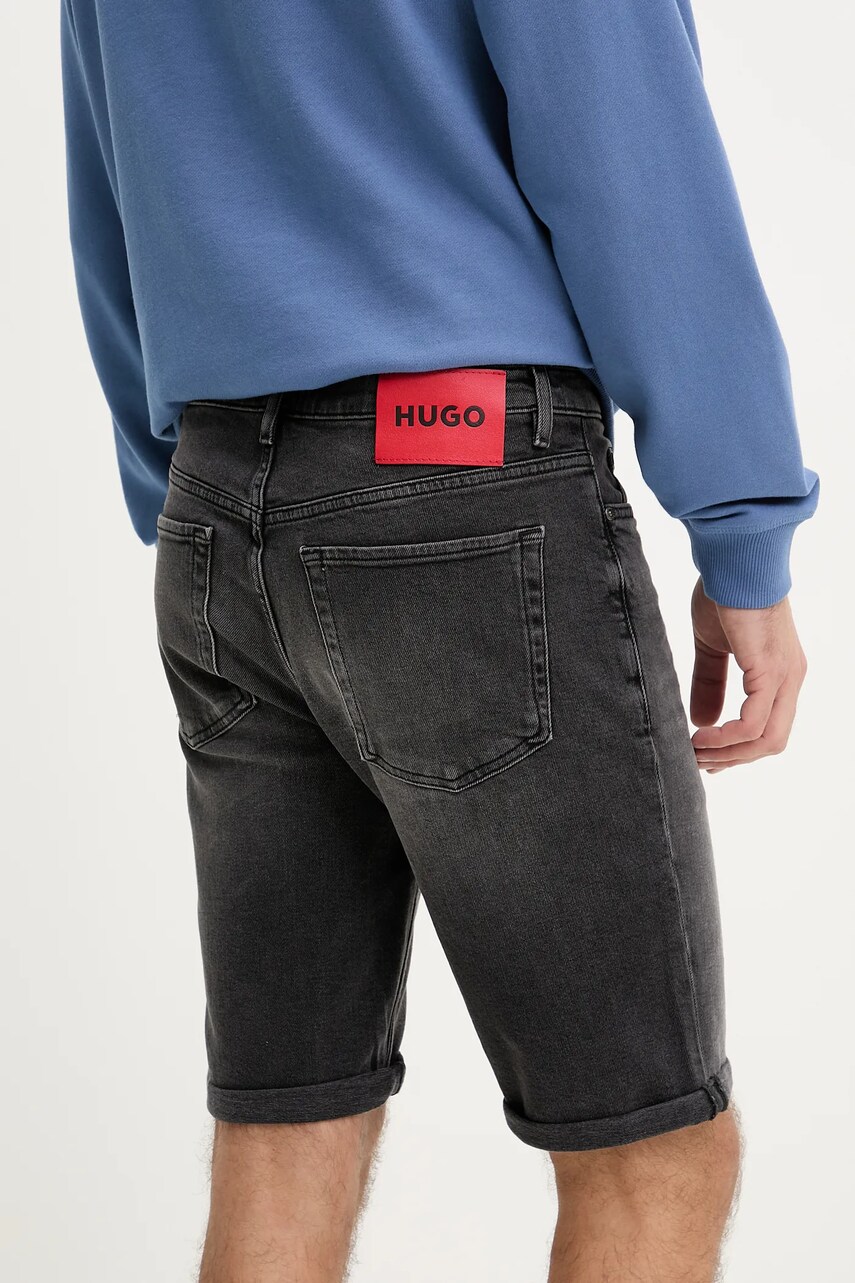 HUGO farmer rövidnadrág szürke, férfi, 50539932 termék 2. képe
