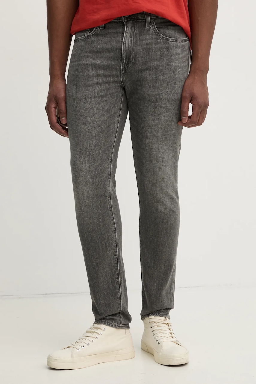 Levi\'s jeansi 512 SLIM TAPER barbati, culoarea gri, 28833